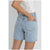Rhythm Tour Denim Bermuda Shorts - Women's Light Blue