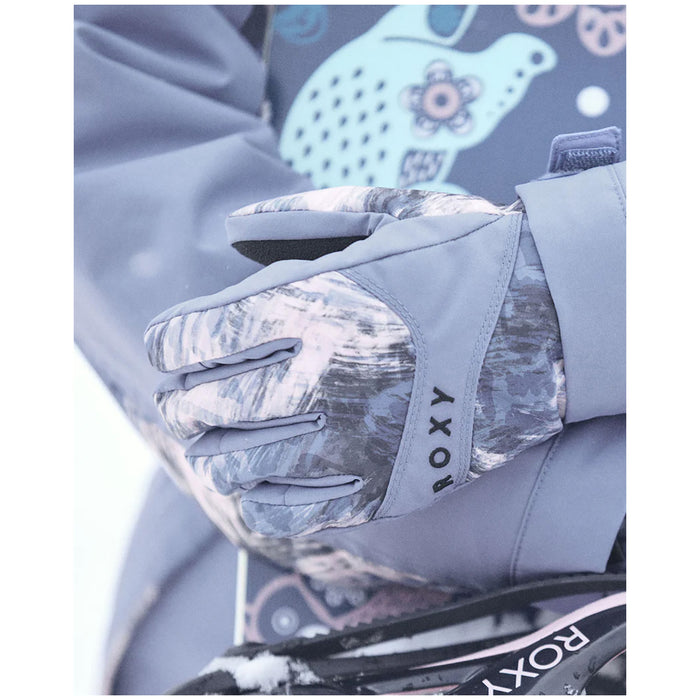 Roxy Jetty Gloves - Girls' Wild Wind Darknight