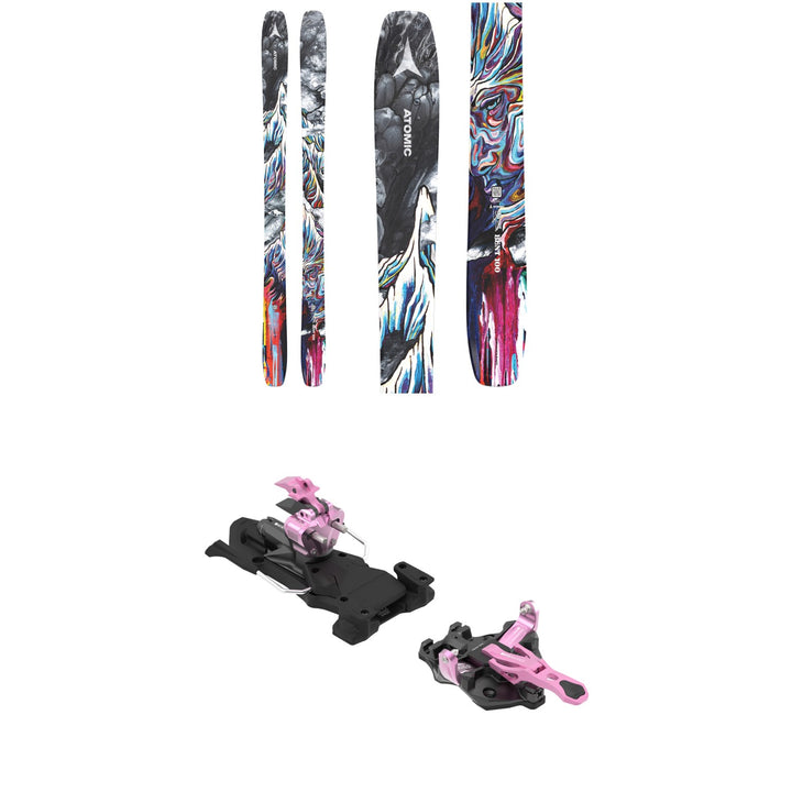 Atomic Bent 100 Skis + ATK Freeraider 15 Evo Alpine Touring Ski Bindings 2025