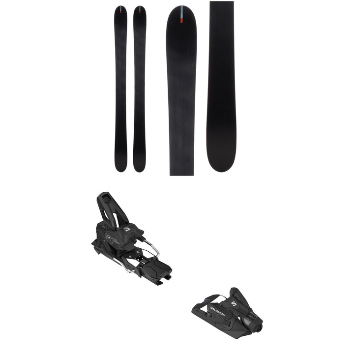 Season Pass Skis 2025 + Salomon Strive 14 GW Ski Bindings