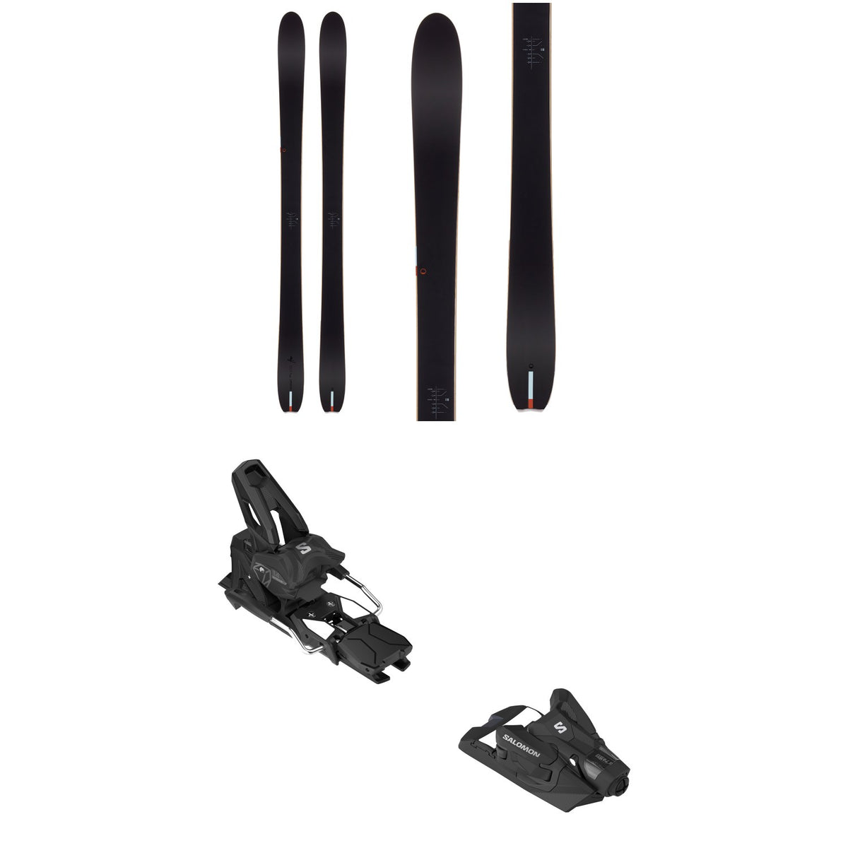 Season Aero Skis 2025 + Salomon Strive 14 GW Ski Bindings