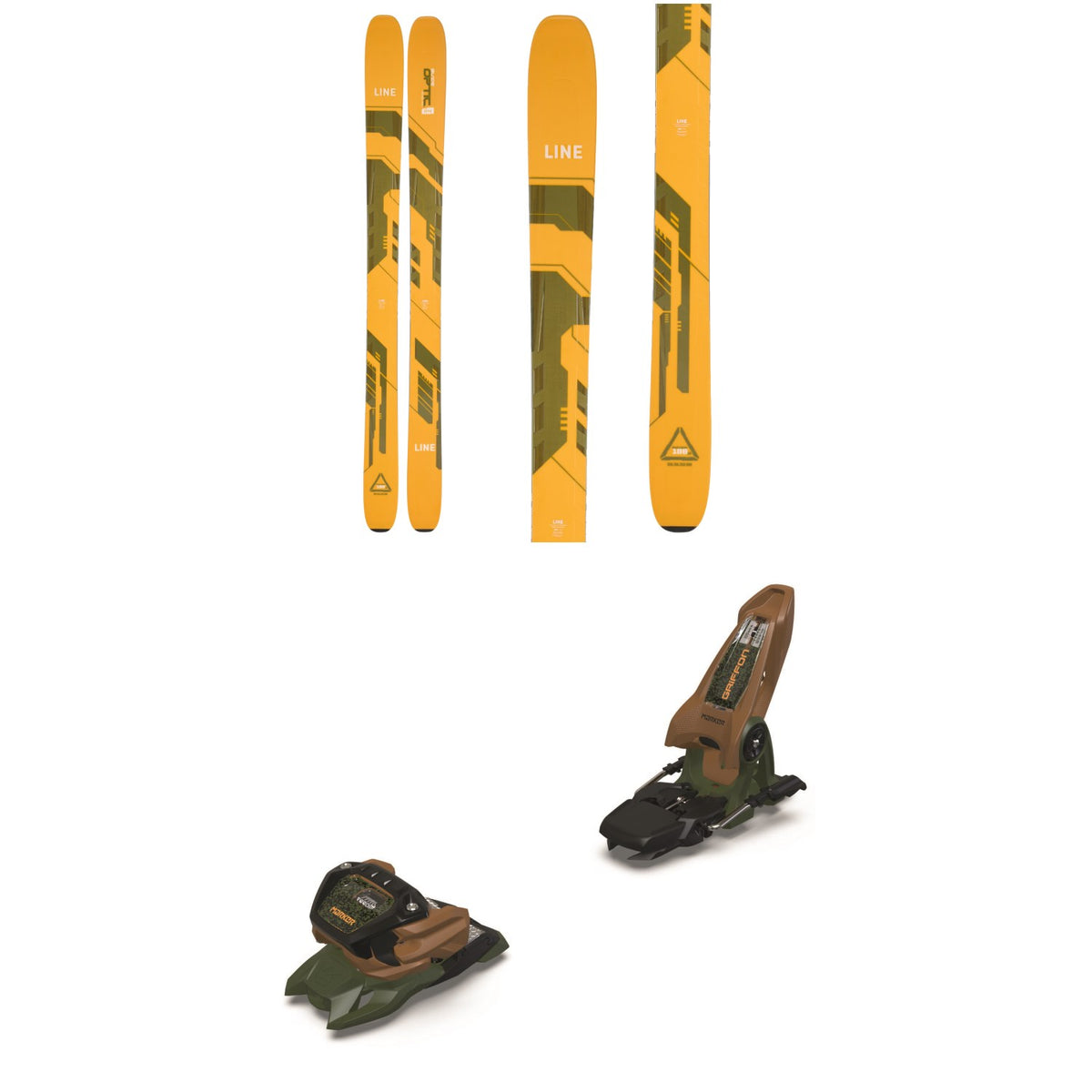 Line Skis Blade Optic 114 Skis + Marker Griffon 13 ID Ski Bindings