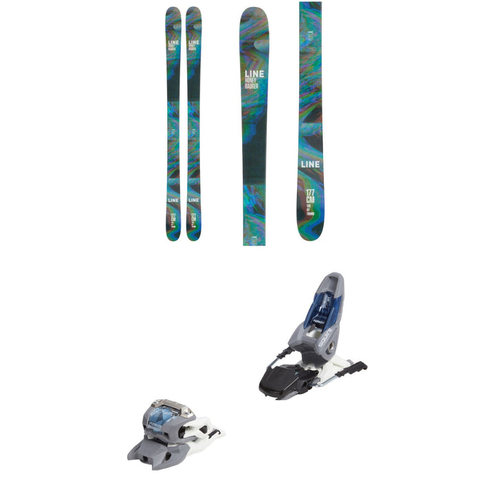 Line Skis Honey Badger Skis + Marker Squire 11 Ski Bindings