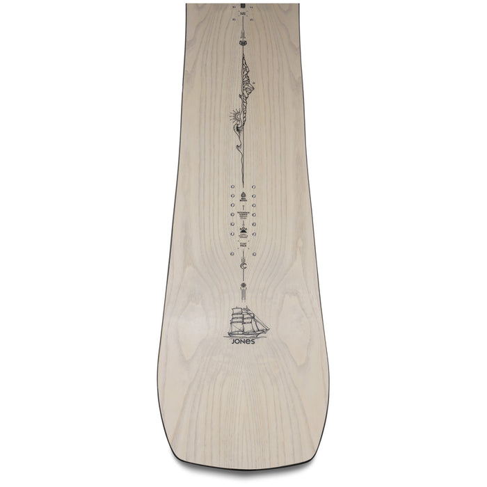evo jones snowboard Frontier 2024 Its unique double radius nose and tail profile maximise the running length of the blunted shape and offer amazing float First Ride Review: 2026 Jones
