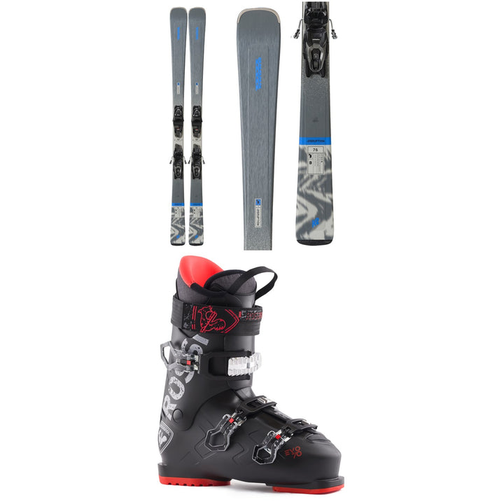 K2 Disruption 76 Skis + M2 10 Quikclik Bindings + Rossignol Evo 70 Ski Boots 2025