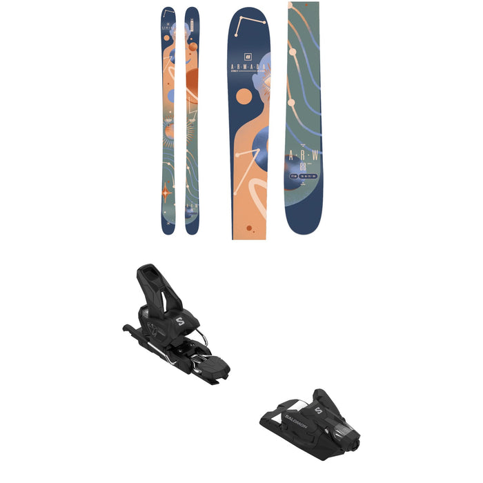 Armada ARW 88 Skis 2025 + Salomon Strive 12 GW Ski Bindings