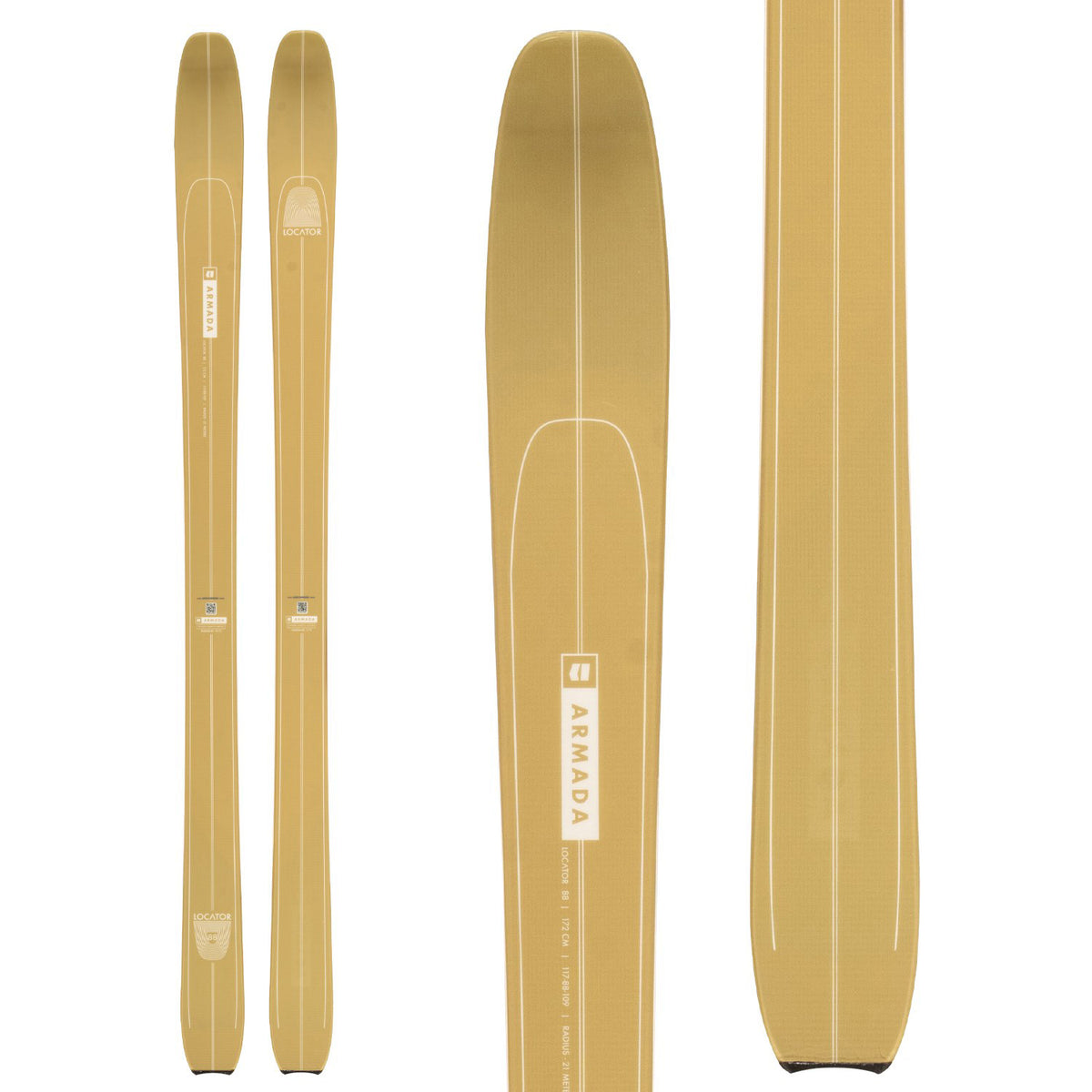 Armada Locator 88 Skis 2024 Tan