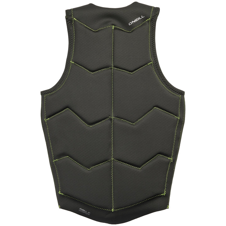 O'Neill Hyperfreak Comp Wake Vest Fade Green/Lime