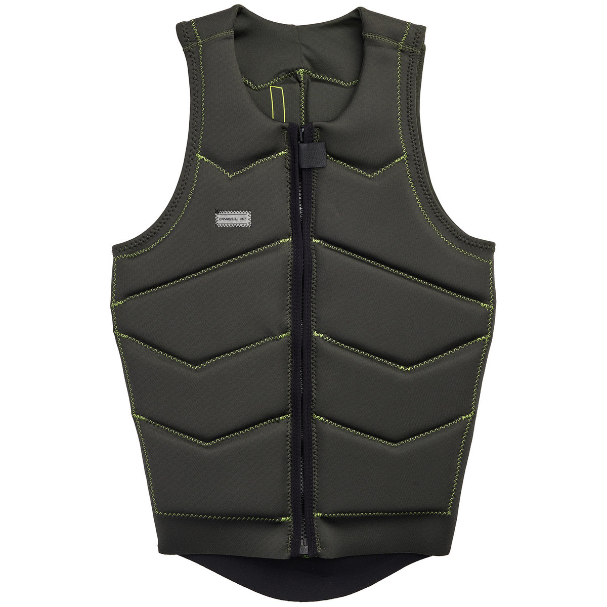 O'Neill Hyperfreak Comp Wake Vest Fade Green/Lime