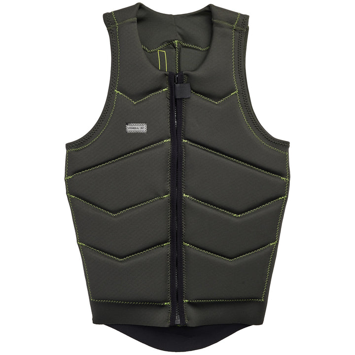 O'Neill Hyperfreak Comp Wake Vest Fade Green/Lime