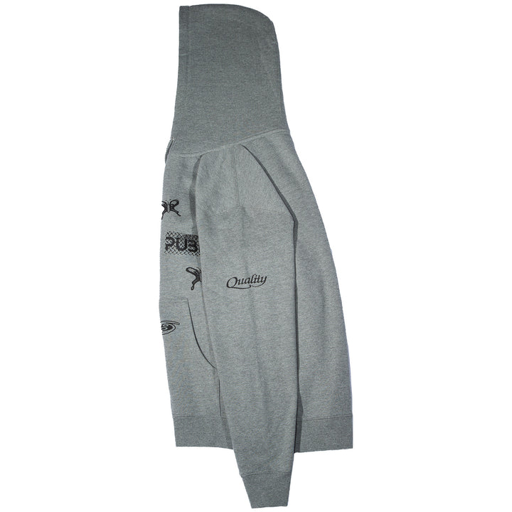 Public Snowboards Sum Zip Hoodie - Men's Gray