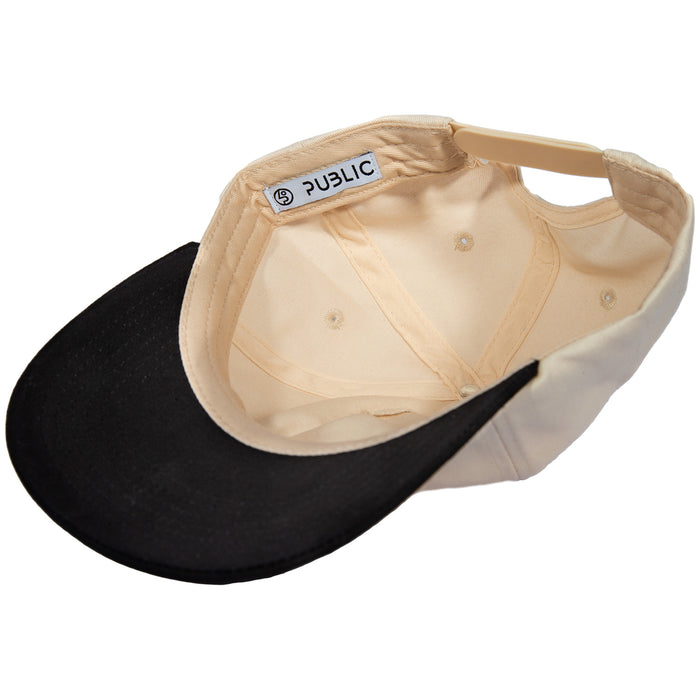 Public Snowboards Event Hat Cream/Black