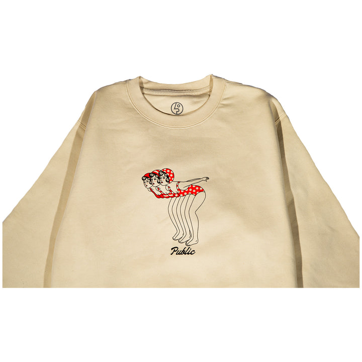 Public Snowboards Dipper Crew - Men's White