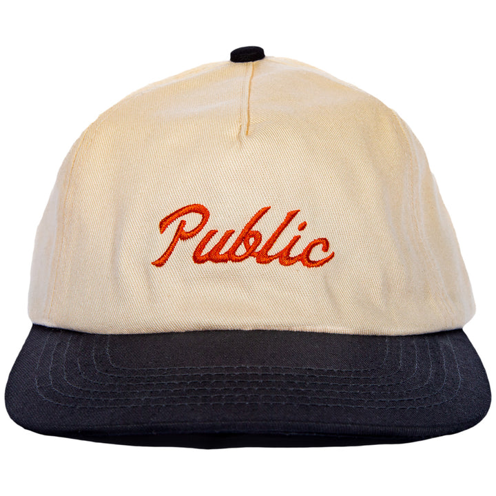 Public Snowboards Event Hat Cream/Black