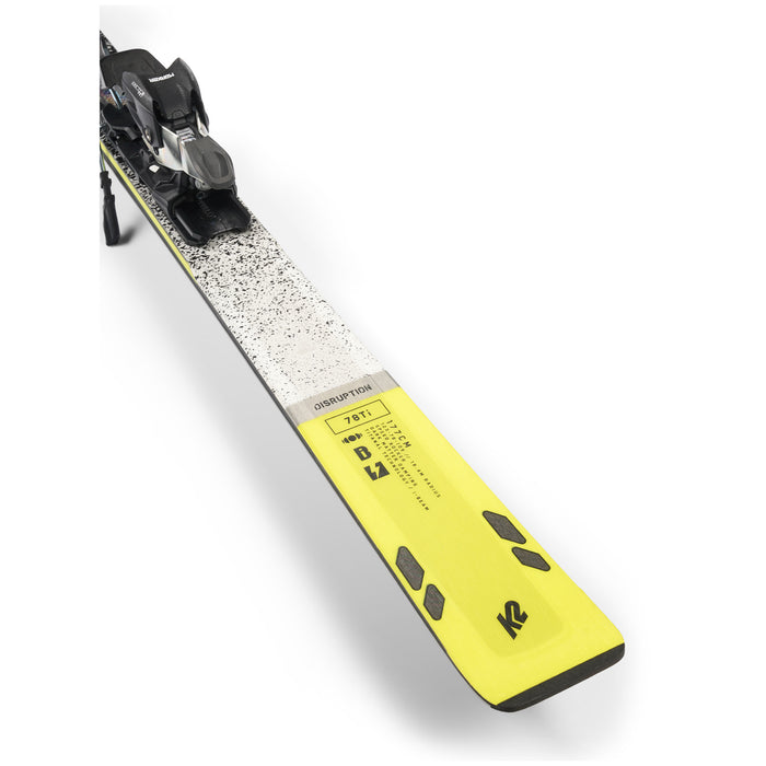 K2 Disruption 78 TI Skis + MXCell 12 TCx Light Quikclik Bindings 2022