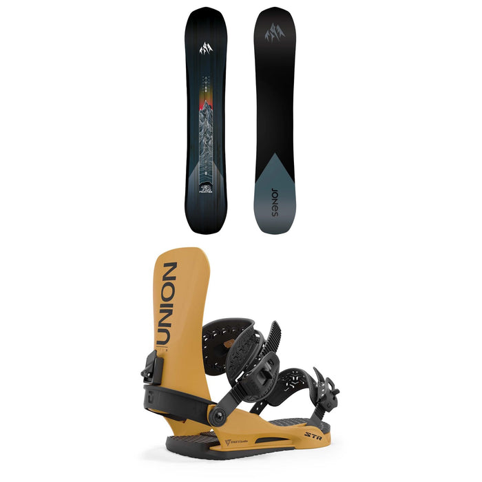 Jones Frontier Snowboard + Union STR Snowboard Bindings 2025