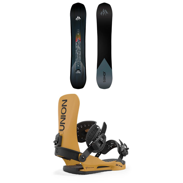 Jones Frontier Snowboard + Union STR Snowboard Bindings 2025