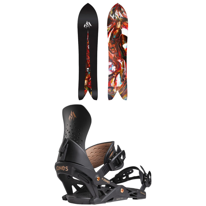 Jones Storm Chaser Snowboard + Aurora Snowboard Bindings - Women's 2025