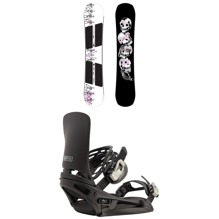Burton Rewind Snowboard + Cartel EST Snowboard Bindings 2025