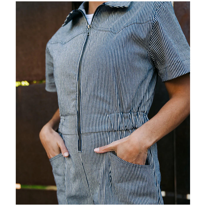 Deso Bodie Coverall - Women's Indigo Railroad
