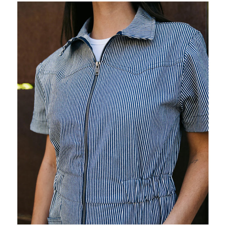 Deso Bodie Coverall - Women's Indigo Railroad