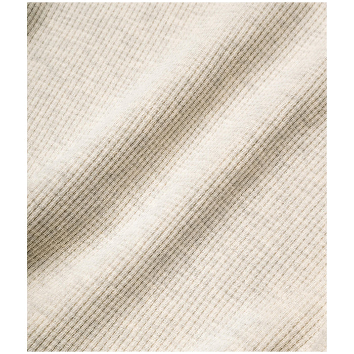 Deso Eloise Waffle Knit Long-Sleeve Shirt - Women's Ivory Heather