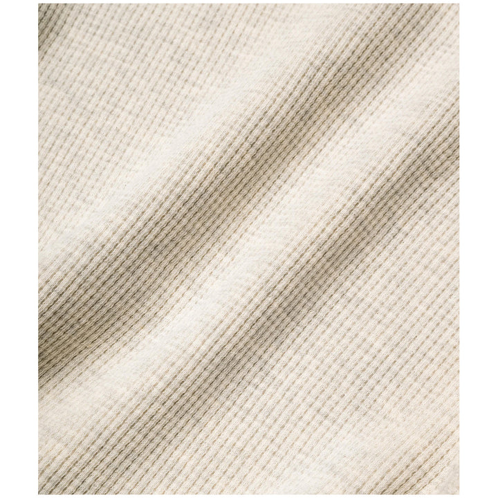 Deso Eloise Waffle Knit Long-Sleeve Shirt - Women's Ivory Heather