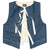Deso Folsom Denim Vest - Women's Dark Indigo