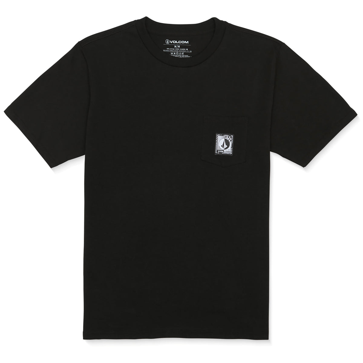 Volcom Fracking Pocket Label Short-Sleeve T-Shirt - Men's Black