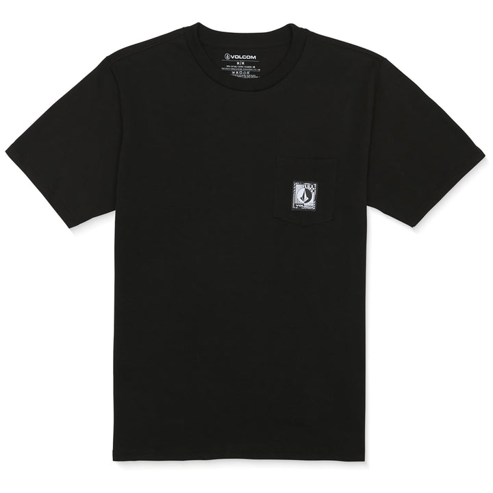Volcom Fracking Pocket Label Short-Sleeve T-Shirt - Men's Black