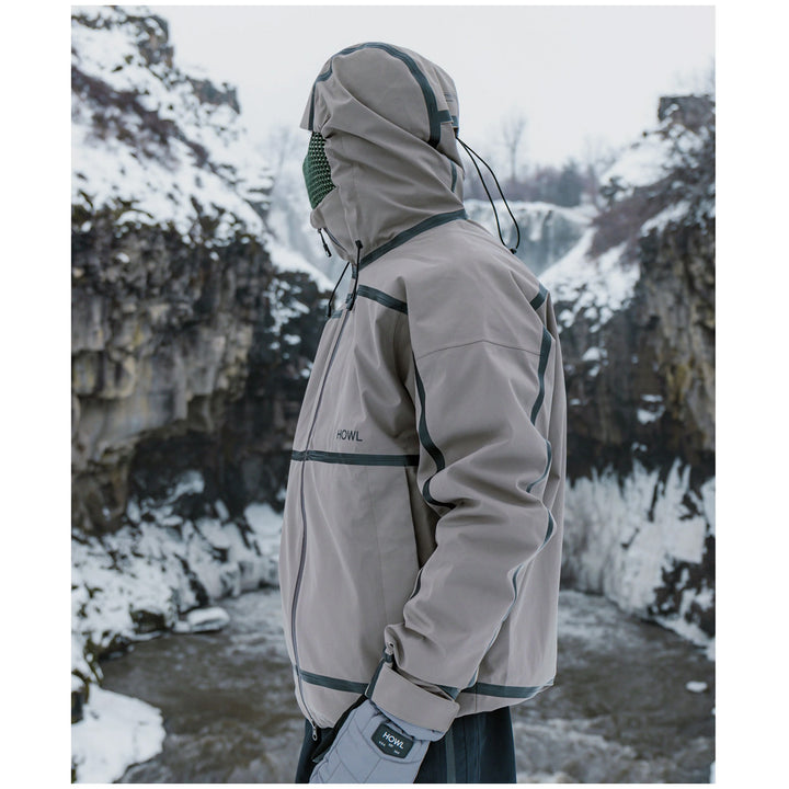 Howl Taped Jacket - Men's Mushroom