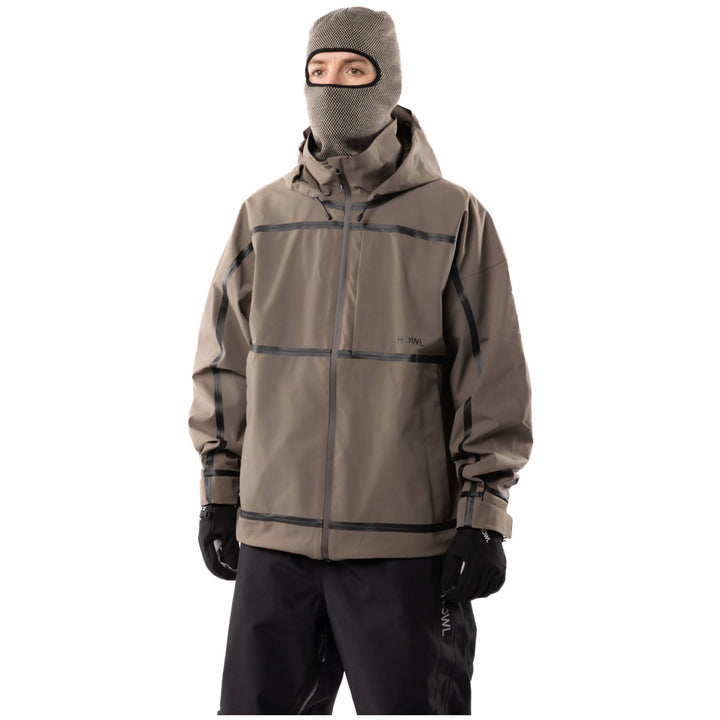 Howl Taped Jacket - Men's Mushroom