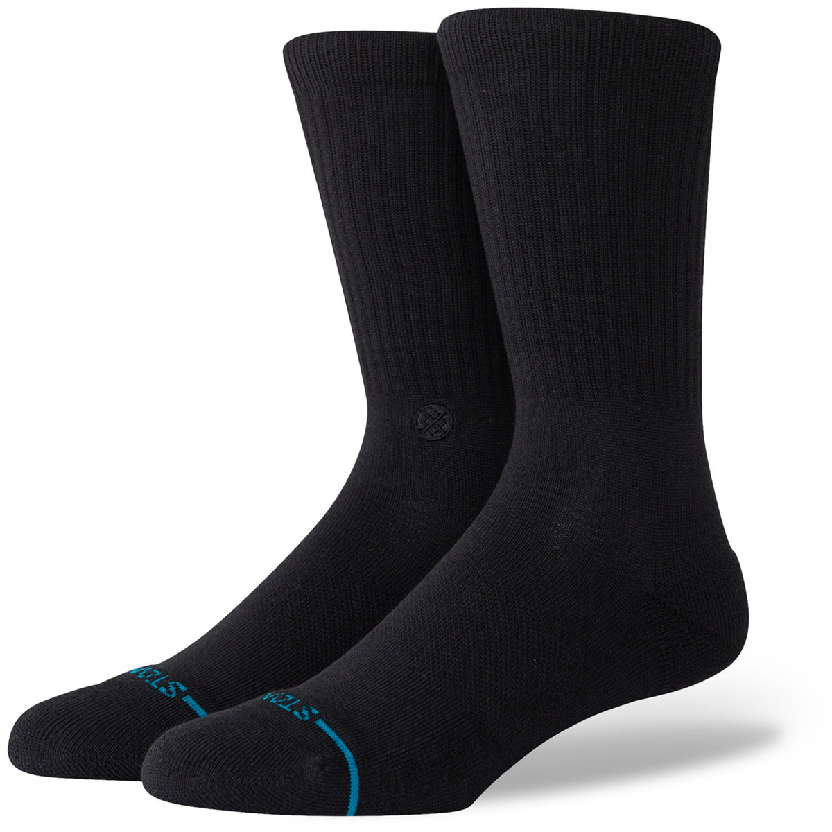 Stance Icon Organic Crew Socks Black