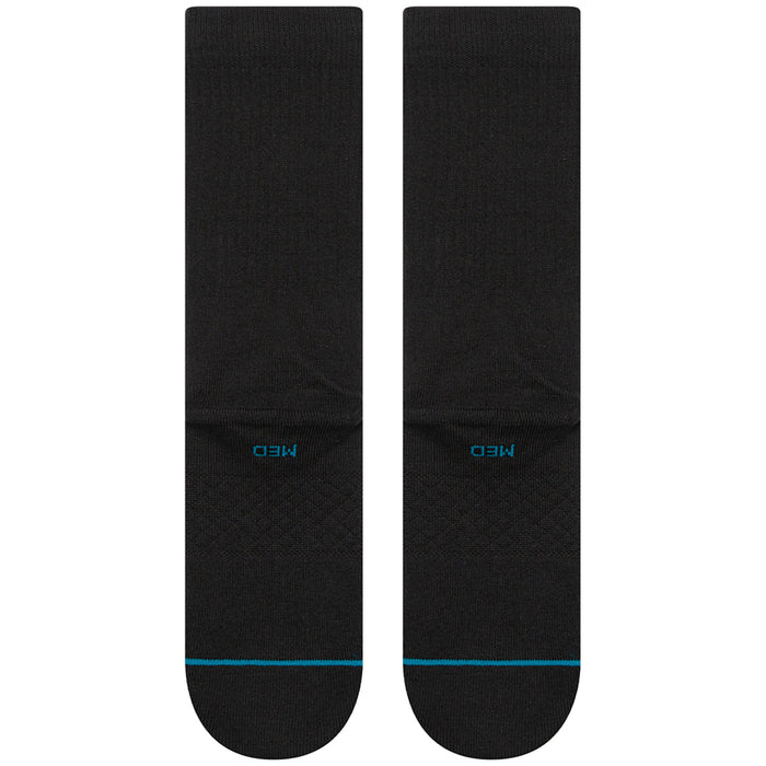 Stance Icon Organic Crew Socks Black