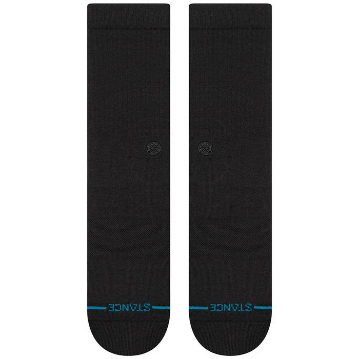 Stance Icon Organic Crew Socks Black