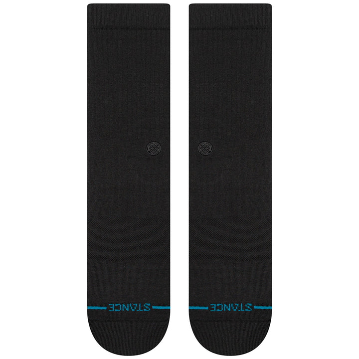Stance Icon Organic Crew Socks Black
