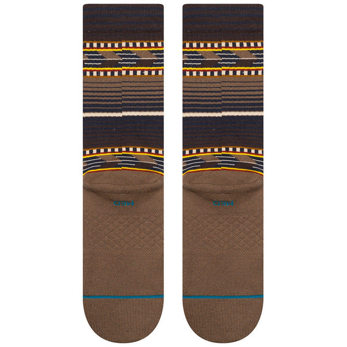 Stance Cedar Rock Crew Socks Brown