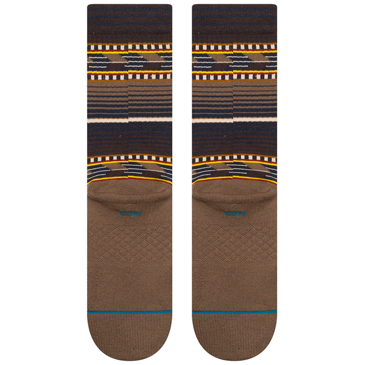 Stance Cedar Rock Crew Socks Brown