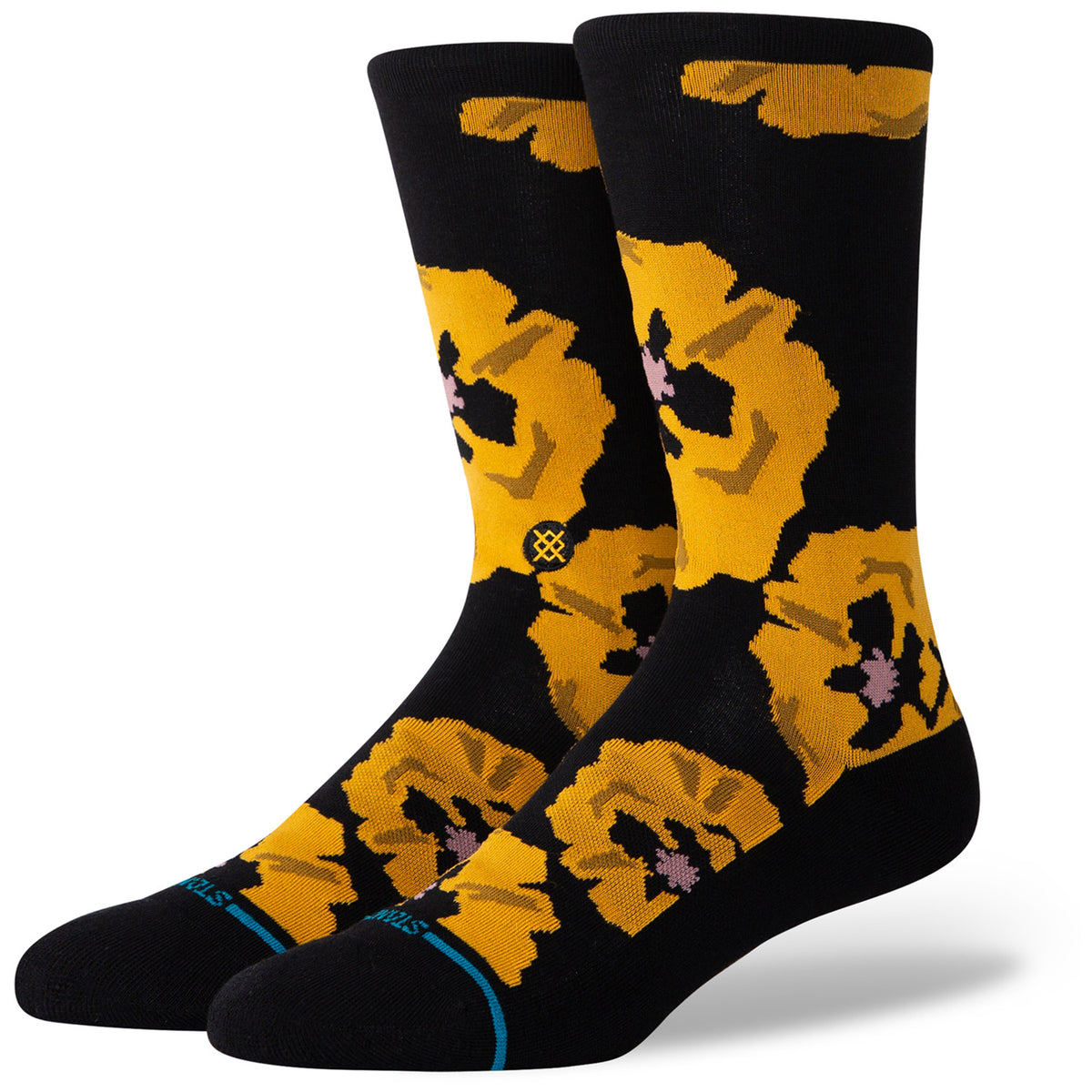 Stance Poppyland Crew Socks Black