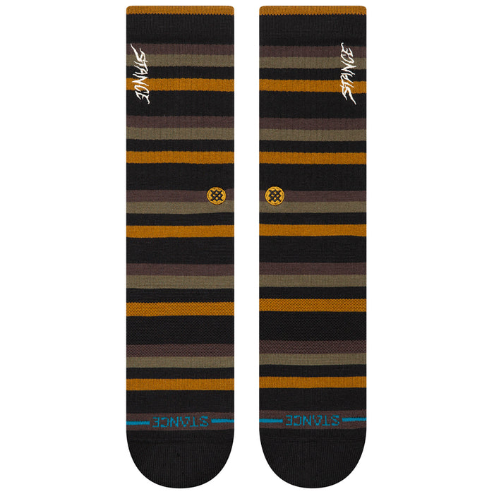 Stance Slipping Crew Socks Black