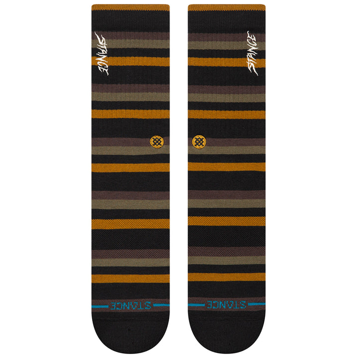 Stance Slipping Crew Socks Black