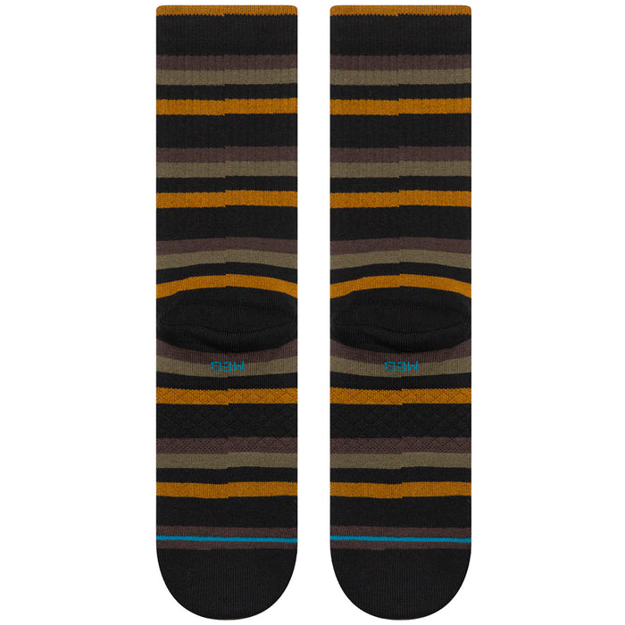 Stance Slipping Crew Socks Black