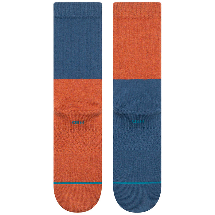 Stance Opposites Cew Socks Burnt Orange