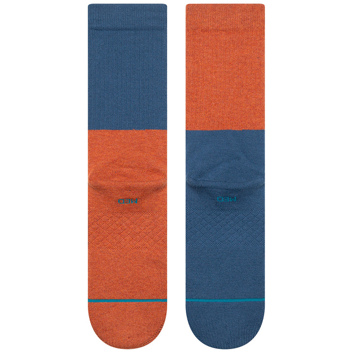 Stance Opposites Cew Socks Burnt Orange