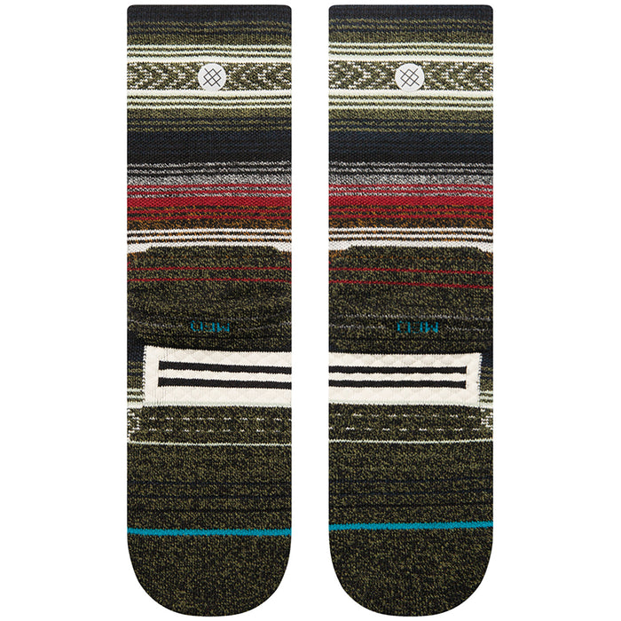 Stance Mid Wool Crew Socks - Unisex Black Red
