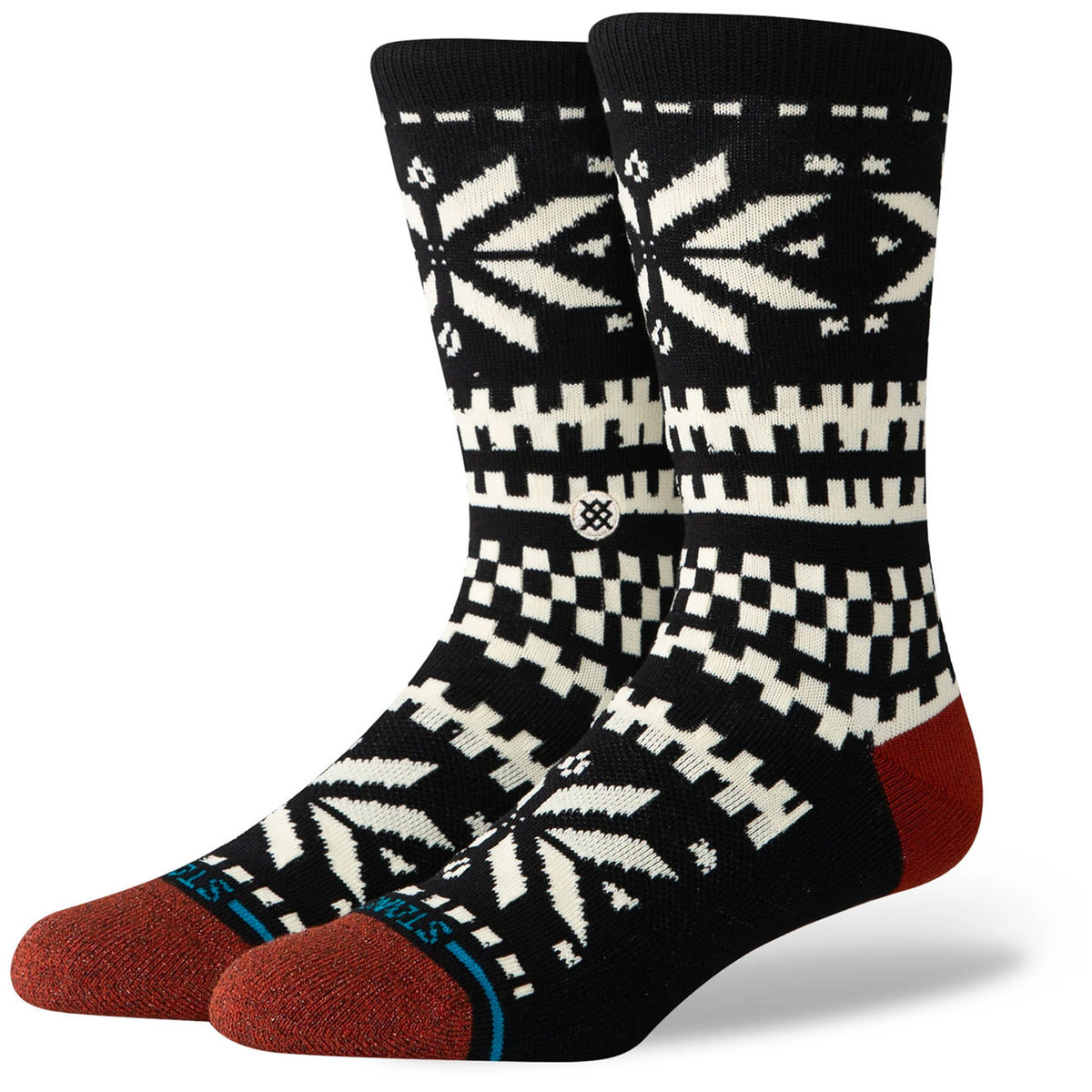 Stance Flake Crew Socks - Women's Black