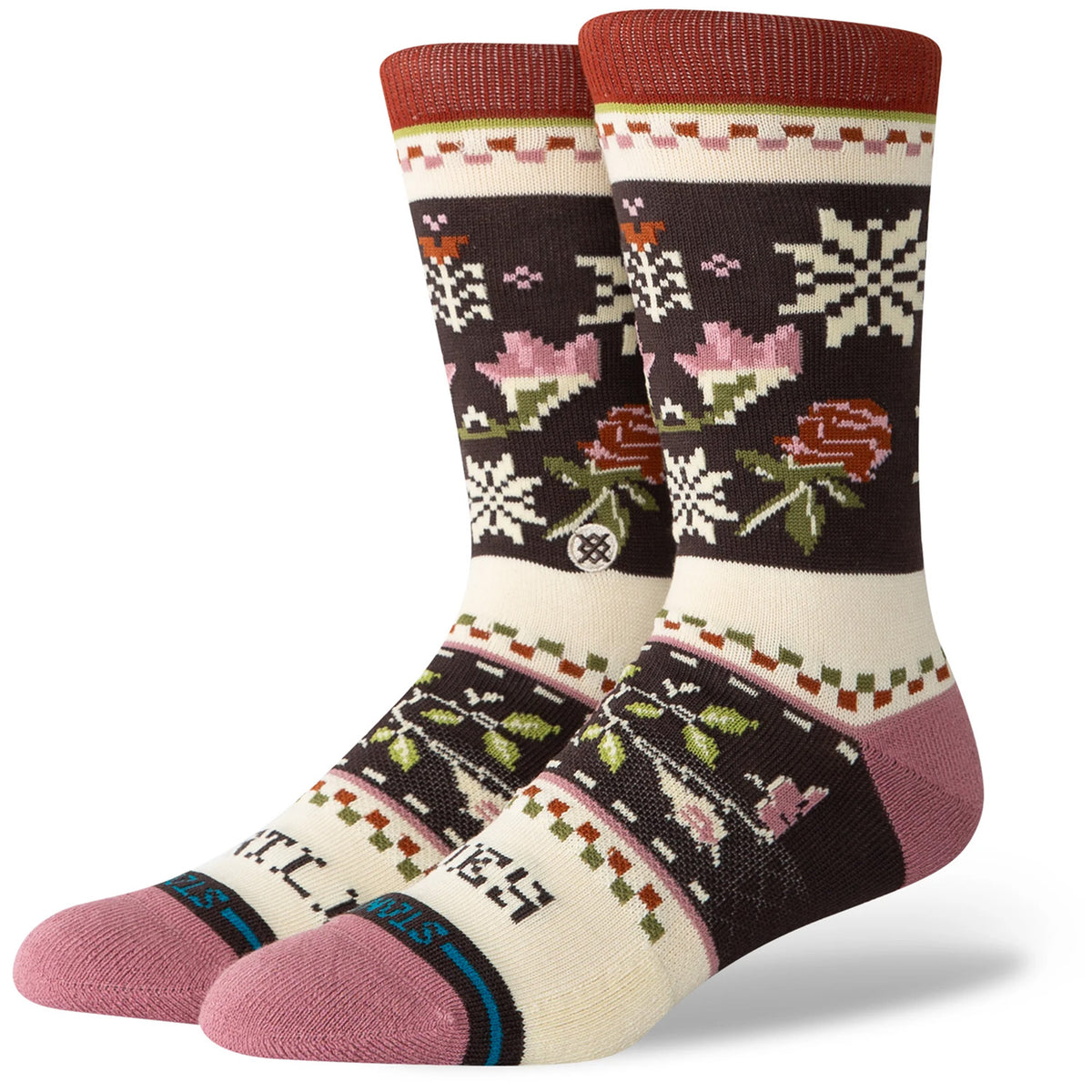 Stance Mistling Toes Crew Socks - Women's Dusty Rose