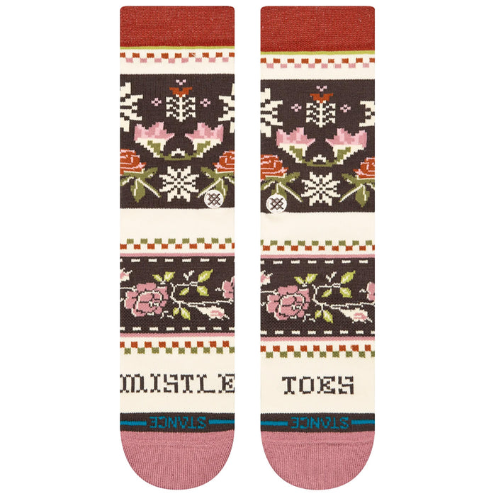 Stance Mistling Toes Crew Socks - Women's Dusty Rose