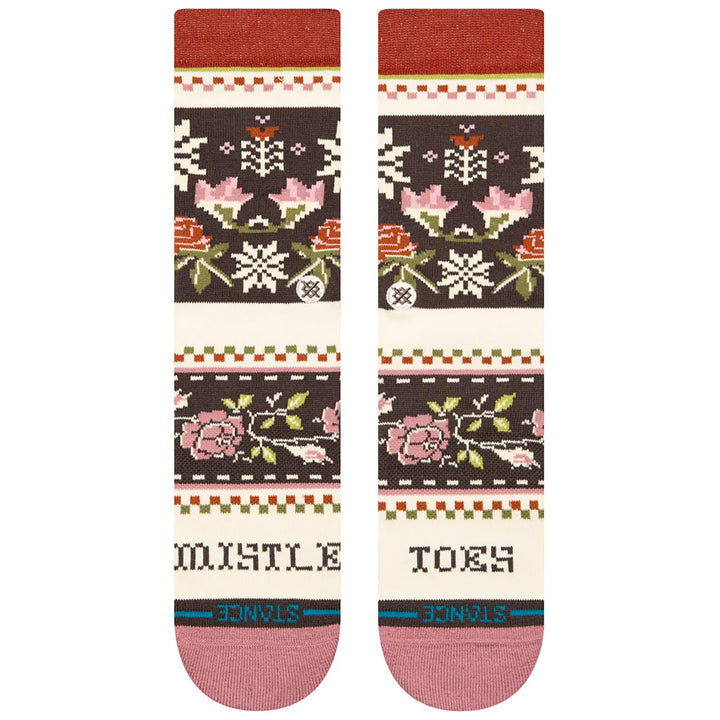 Stance Mistling Toes Crew Socks - Women's Dusty Rose