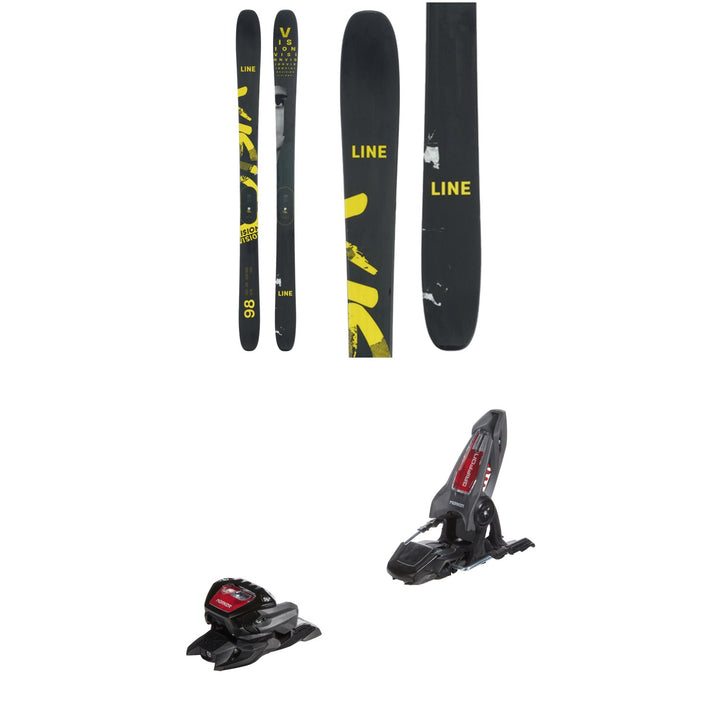 Line Skis Vision 98 Skis + Marker Griffon 13 ID Ski Bindings